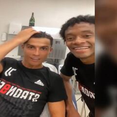 Cuadrado celebra el Scudetto junto a Cristiano: "¡SIUUUU!"