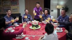 El Real Madrid ha querido felicitar el Año Nuevo Chino publicando un vídeo en el que sus cuatro capitanes - Cristiano Ronaldo, Sergio Ramos, Marcelo y Pepe – se suman a la celebración.