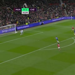 Cristiano para el tiempo en Old Trafford 'desmayando' el balón en su golazo