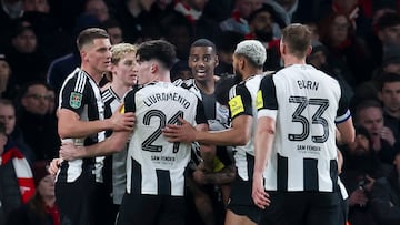 Arsenal - Newcastle en vivo: Carabao Cup, Semifinal IDA en directo