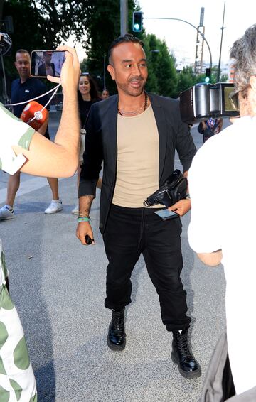 Luis Rollán asiste al concierto de Luis Miguel en el estadio Santiago Bernabéu.