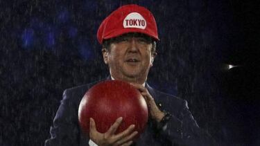 Mario inaugura las Olimpiadas de Tokio 2020
