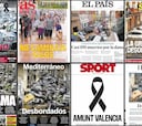 “No camináis solos”: la prensa copa sus portadas con la catástrofe de la DANA