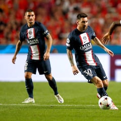 El PSG se salva en Lisboa pese a la genialidad de Messi