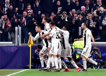 12 de marzo de 2019. Partido de vuelta de los octavos de final de la Champions League en Turín frente a la Juventus (3-0). Cristiano Ronaldo marcó el 2-0.