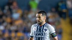 Celso Ortiz of Monterrey during the game Tigres UANL vs Monterrey, corresponding to first leg match of Semifinals of the Torneo Clausura 2023 of the Liga BBVA MX, at Universitario Stadium, on May 17, 2023.

<br><br>

Celso Ortiz de Monterrey durante el partido Tigres UANL vs Monterrey, Correspondiente al partido de Ida de Semifinales del Torneo Clausura 2023 de la Liga BBVA MX, en el Estadio Universitario, el 17 de Mayo de 2023.