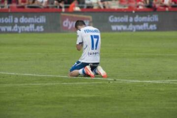 Fernández celebra la victoria de su equipo.