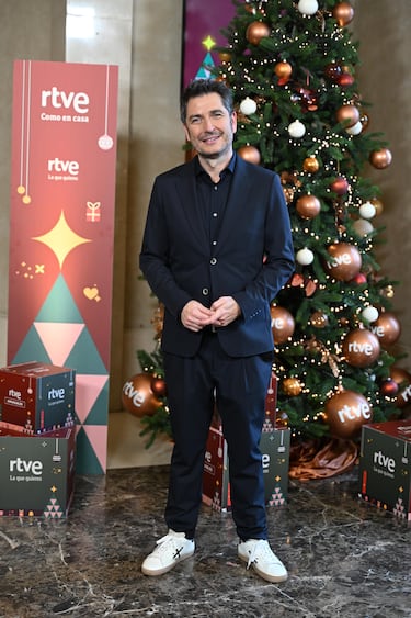 Carlos del Amor durante la presentación de la programación navideña de RTVE en el Teatro Real de Madrid.   
 
 
 