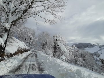 Nieve en Cangas del Narcea, temporal. Protección Civil alerta por nevadas a partir de mañana y se mantienen las temperaturas mínimas