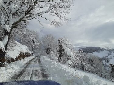Nieve en Cangas del Narcea, temporal. Protección Civil alerta por nevadas a partir de mañana y se mantienen las temperaturas mínimas