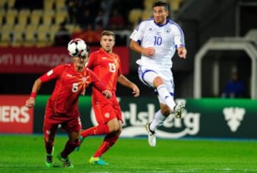 Israel se impuso 2-1 frente a Macedonia fuera de casa. 