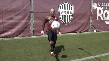 Iniesta lanza un reto a los fans para que lo practiquen en su propia casa