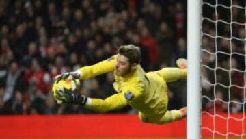 De Gea, en el Emirates ante el Arsenal.