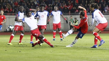 Chile derrotó a Haití en la despedida para Copa América