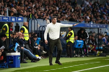 Candidatura del Málaga, protestas arbitrales y la entereza de Dorrio