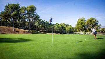 Uno de los 18 hoyos de El Bosque.