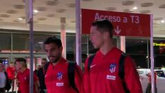 El Atlético ya está de vuelta a casa: próxima parada la Audi Cup