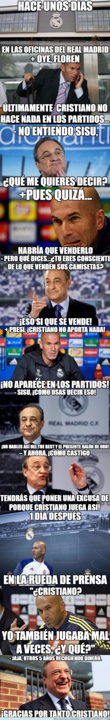 Los mejores memes del Real Madrid-Málaga