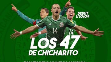 El atacante marc&oacute; su gol 47 con el Tri, con lo que se convirti&oacute; en el goleador hist&oacute;rico de la selecci&oacute;n en solitario. As&iacute; marc&oacute; cada uno de esos goles.