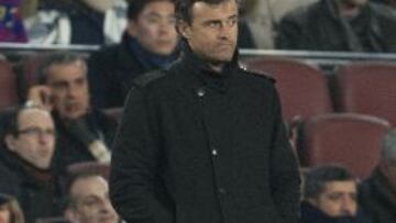 Luis Enrique recibió los primeros pitos ante el Elche.