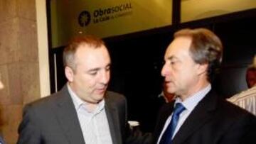 <b>TRABAJARÁN JUNTOS. </b>Miguel Ángel Ramírez y Álvaro Pérez, juntos en un acto institucional.