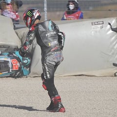 "Quartararo no tiene fractura, pero la contusión es fuerte"