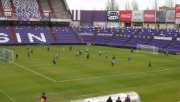 Ebert, Heinz y Alcatraz, ausentes en la sesión del Valladolid