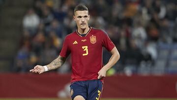 Rafa Marín, con la camiseta de la Selección.