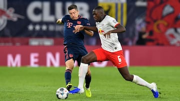 Robert Lewandowski e Ibrahima Konate.