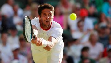 Fernando Verdasco durante un partido de la temporada.