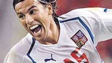 <b>GOLEADOR</b>. Baros ya es el máximo goleador de la Eurocopa.