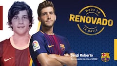 Sergi Roberto renueva hasta 2022
