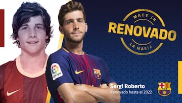 Sergi Roberto renueva hasta 2022