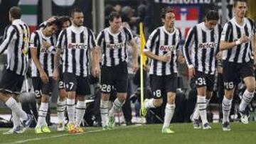 <b>BLOQUE. </b>La Juve de los Chiellini, Estigarribia, Pepe, Lichtsteiner, Marchisio, Matri y Bonucci funciona.
