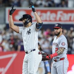 Giancarlo Stanton produce todas las carreras en victoria de Yankees sobre Nationals