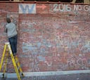El muro del recuerdo se llena de mensajes en Wrigley Field