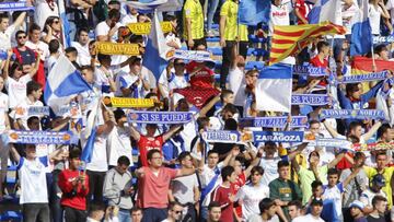 La afición del Real Zaragoza.