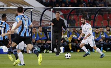 Carvajal con el balón. 