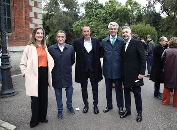 Laura Martínez, J.J. Santos, Manu Carreño, Ignacio Soto Pérez, director general de Gestión de la SER y Dani Garrido