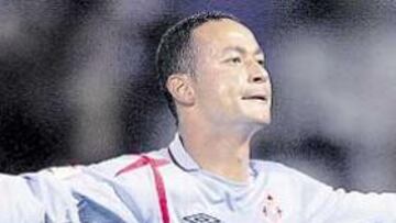 <b>GOLEADOR. </b>Fernando Baiano es el arma más peligrosa del Celta de Vigo y Fernando Vázquez vuelve a encomendarse a él.