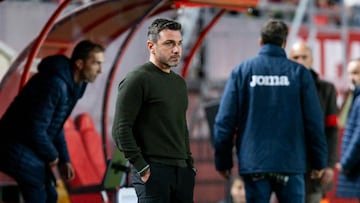 Colunga, en el choque ante el Hércules CF.