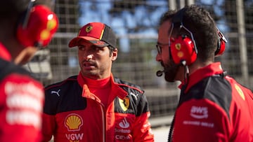Carlos Sainz (Ferrari). Bak¨², Azerbaiy¨¢n. F1 2023.
