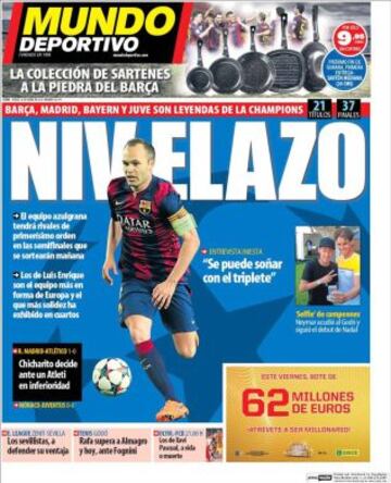 Portadas de la prensa deportiva