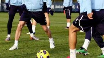 Primer entrenamiento de Beckham en el Tottenham