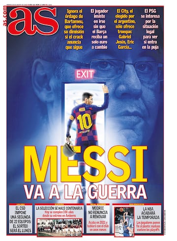 Las portadas de AS de agosto