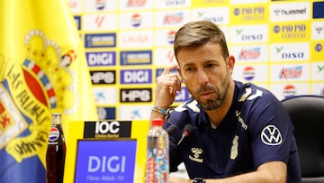 14/03/2026 FUTBOL SEGUNDA DIVISION TEMPORADA 25/26 UD LAS PALMAS Rueda de prensa de Luis Garcia