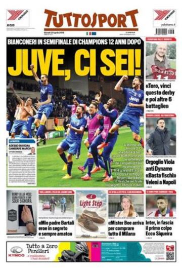 Portadas de la prensa deportiva