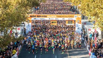 La media maratón de Valencia, cancelada