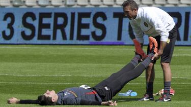 El exjinete del Espanyol que por los pelos escolta a Courtois