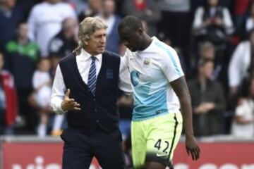 El emotivo último partido de Pellegrini con Manchester City